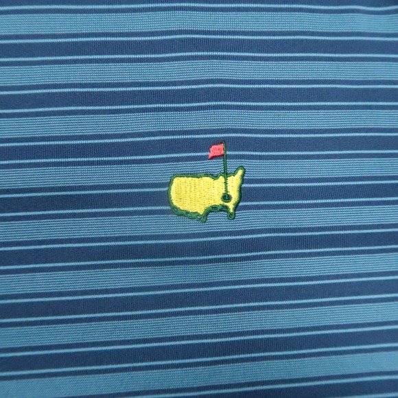 Masters Performance Shirt Mens Extra Large Blue Golf Polo Augusta National - Picture 4 of 8